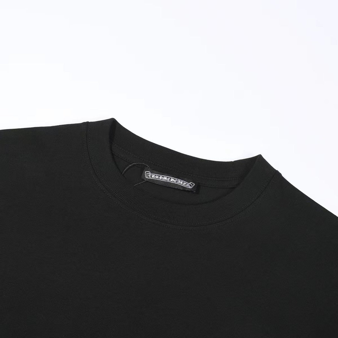 CHROME HEARTS WHITE DOUBLE CROSS T-SHIRT BLACK - netstar®
