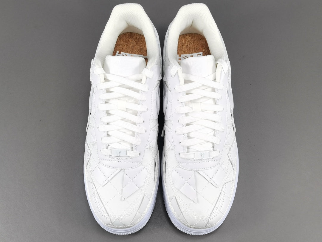 NIKE AIR FORCE 1 x BILLIE EILISH TRIPLE WHITE - netstar