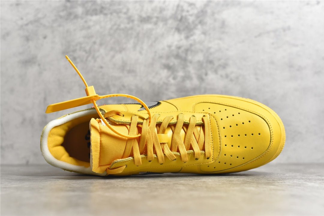 NIKE AIR FORCE 1 x OFF-WHITE ICA UNIVERSITY GOLD - netstar