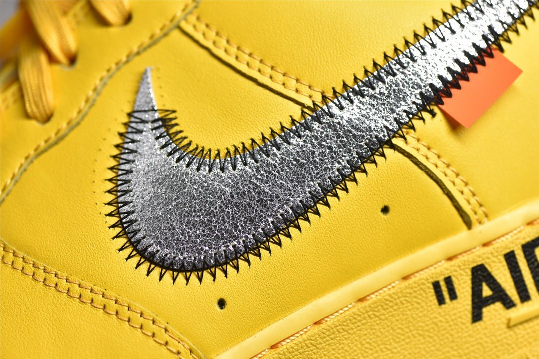 NIKE AIR FORCE 1 x OFF-WHITE ICA UNIVERSITY GOLD - netstar