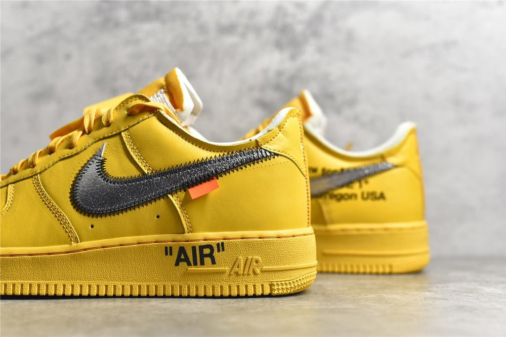 NIKE AIR FORCE 1 x OFF-WHITE ICA UNIVERSITY GOLD - netstar