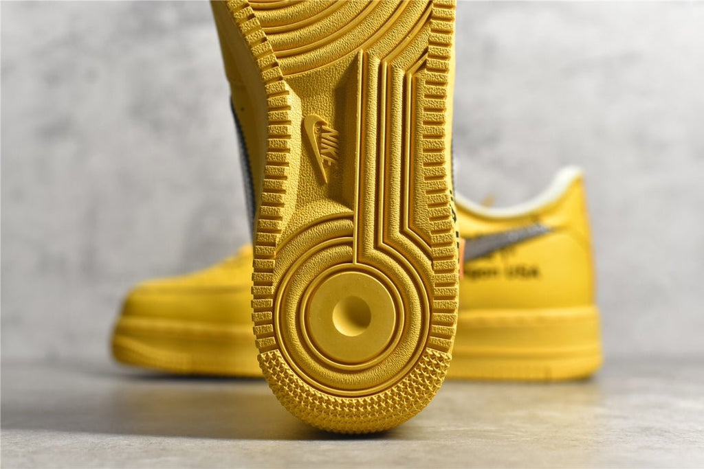 NIKE AIR FORCE 1 x OFF-WHITE ICA UNIVERSITY GOLD - netstar