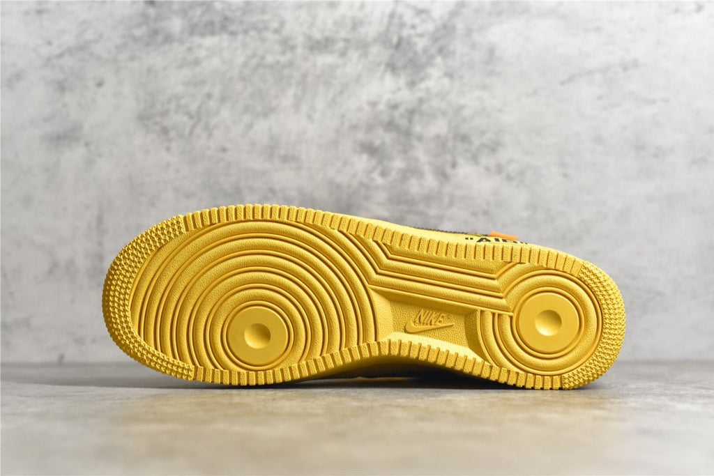 NIKE AIR FORCE 1 x OFF-WHITE ICA UNIVERSITY GOLD - netstar