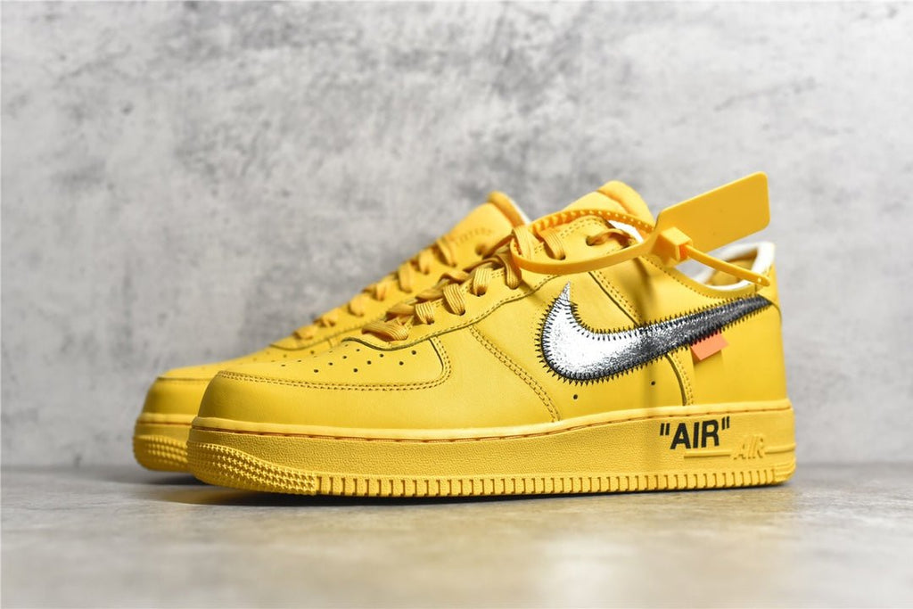 NIKE AIR FORCE 1 x OFF-WHITE ICA UNIVERSITY GOLD - netstar