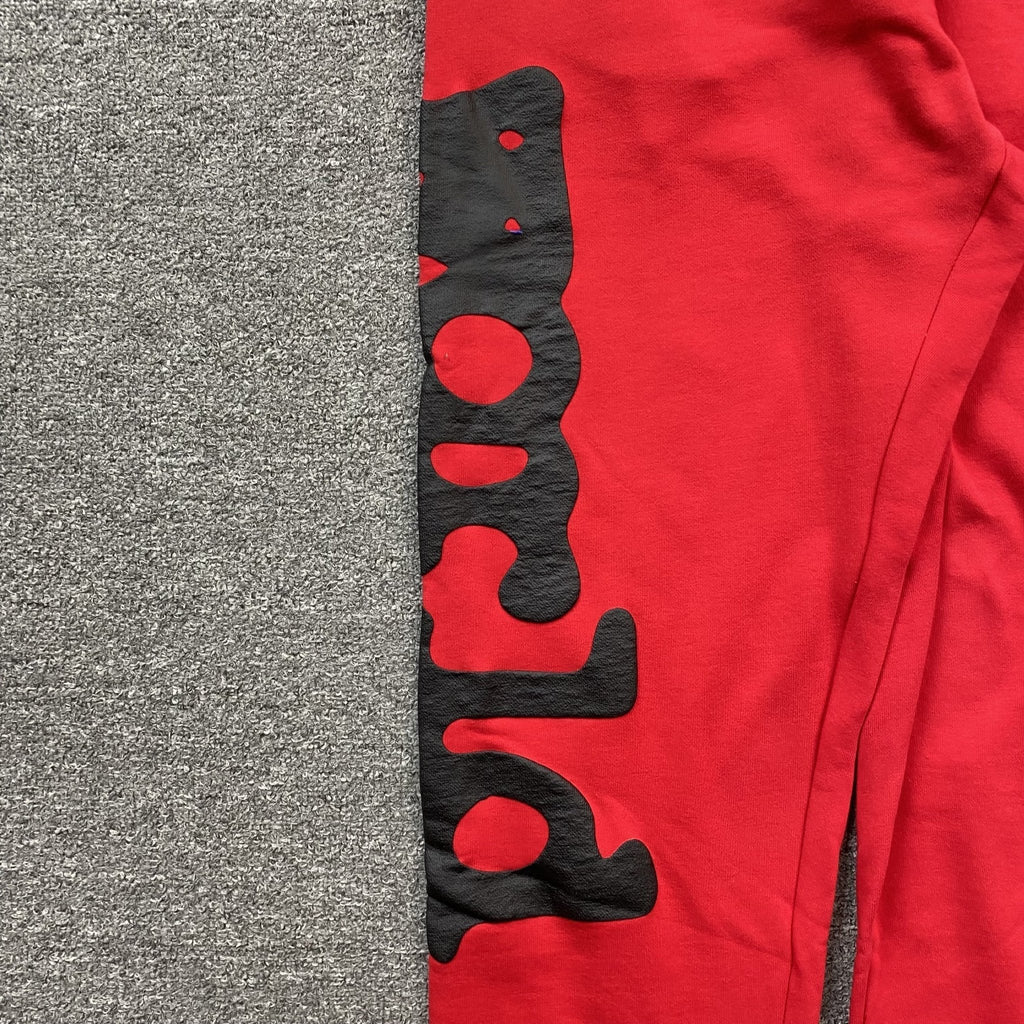 SP5DER BELUGA SWEATPANTS RED - netstar®