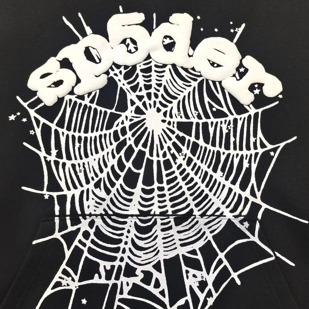 SP5DER OG WEB HOODIE BLACK - netstar®
